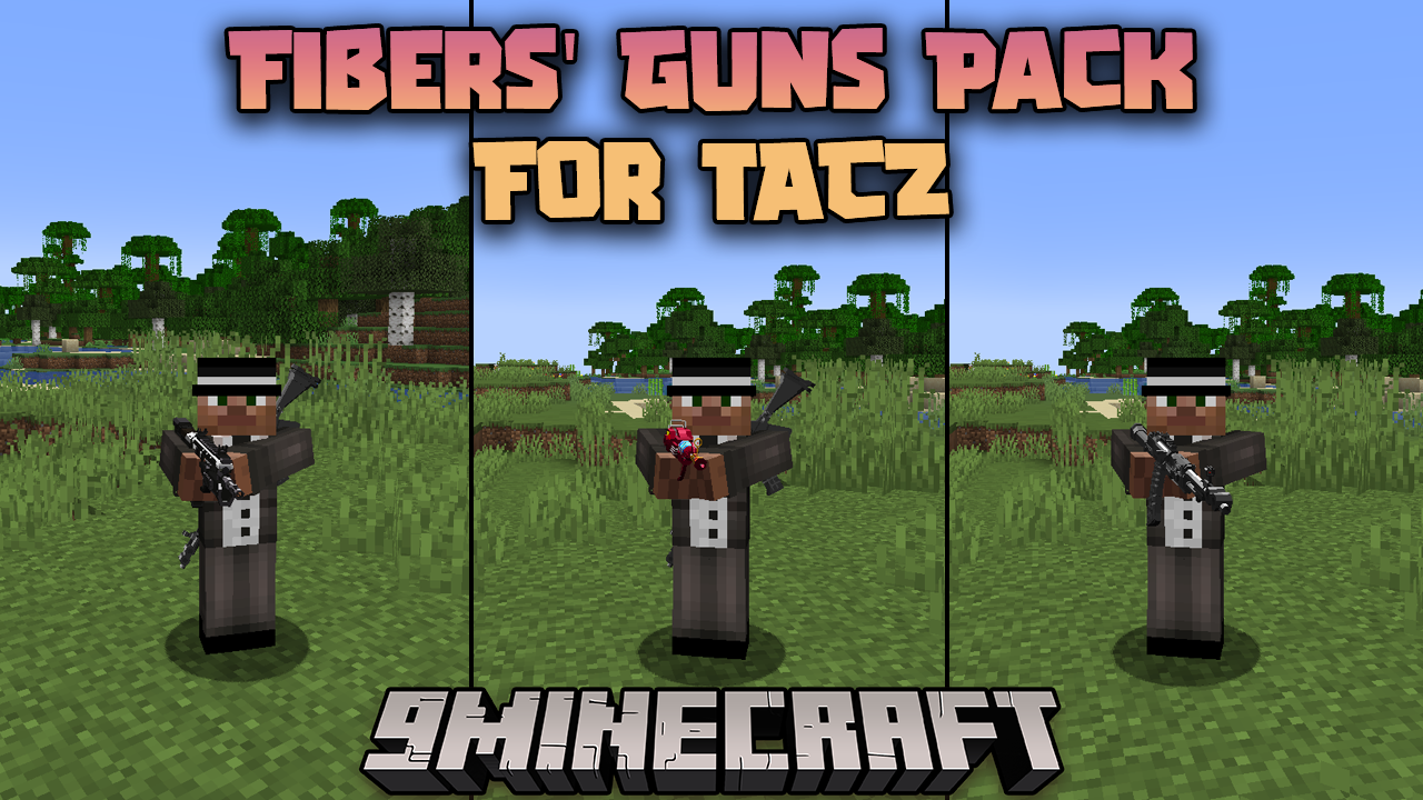 Fibers' Guns Pack For TACZ Mod (1.20.1) - Iconic Firearms In Minecraft 1