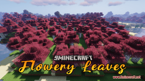 Flowery Leaves Resource Pack (1.21.1, 1.20.1) – Texture Pack Thumbnail