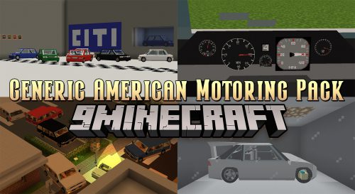 Generic American Motoring Pack Mod (1.12.2) – Real Cars from America, Asia, Europe Thumbnail