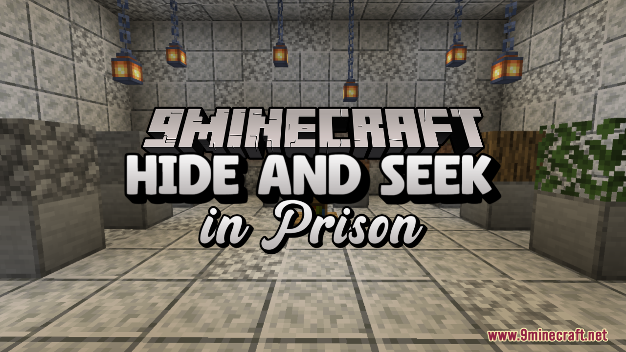 "Hide and Seek" in Prison Map (1.21.1, 1.20.1) - Fun With Friends 1