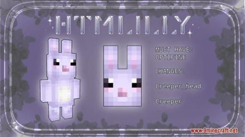 Htmlilly’s Mopsy Bunny Resource Pack (1.21.1, 1.20.1) – Texture Pack Thumbnail