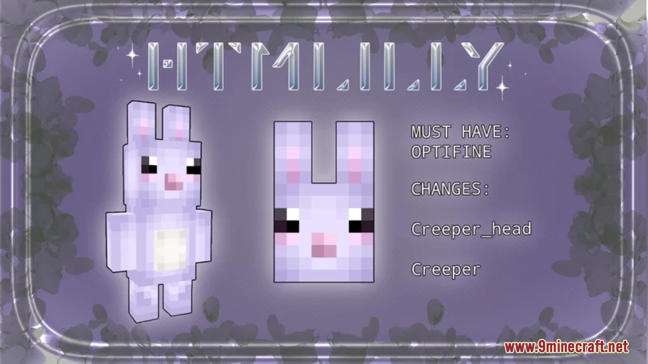 Htmlilly's Mopsy Bunny Resource Pack (1.21.1, 1.20.1) - Texture Pack 1