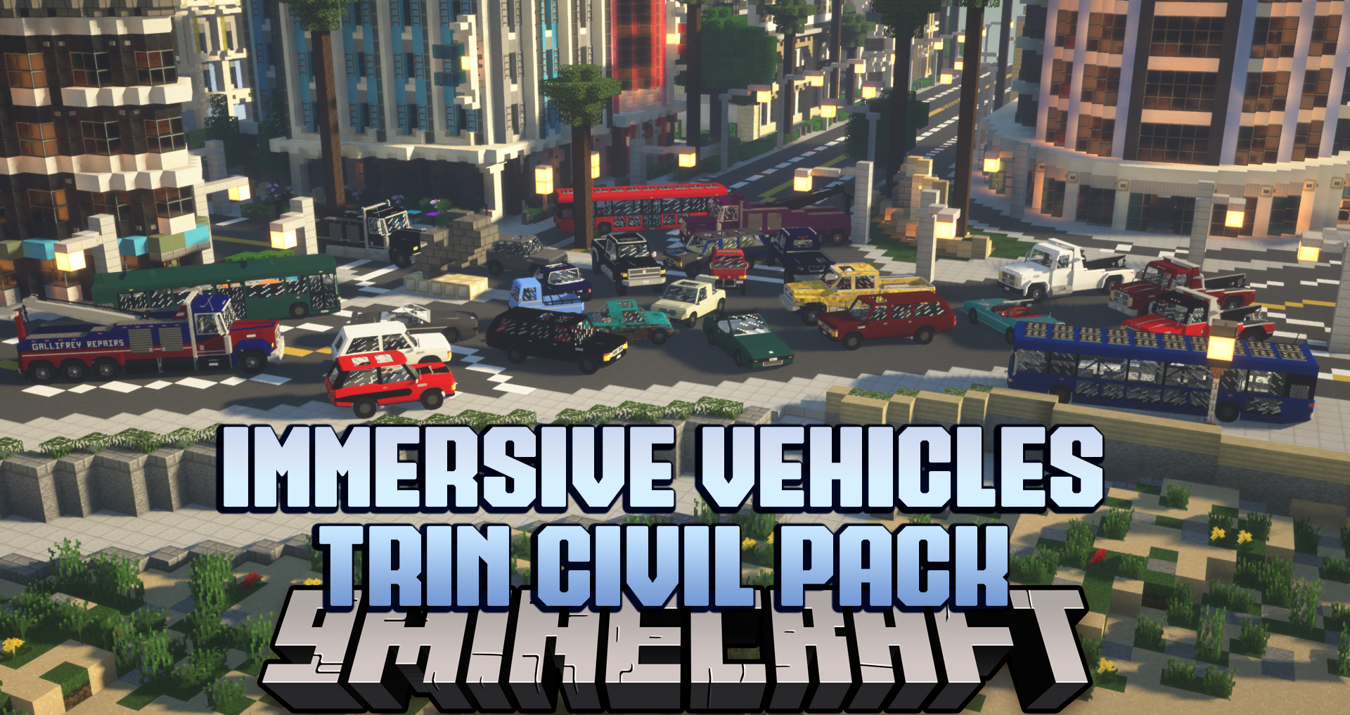 Immersive Vehicles Trin Civil Pack Mod (1.16.5, 1.12.2) - Over 30 New Vehicle Models 1