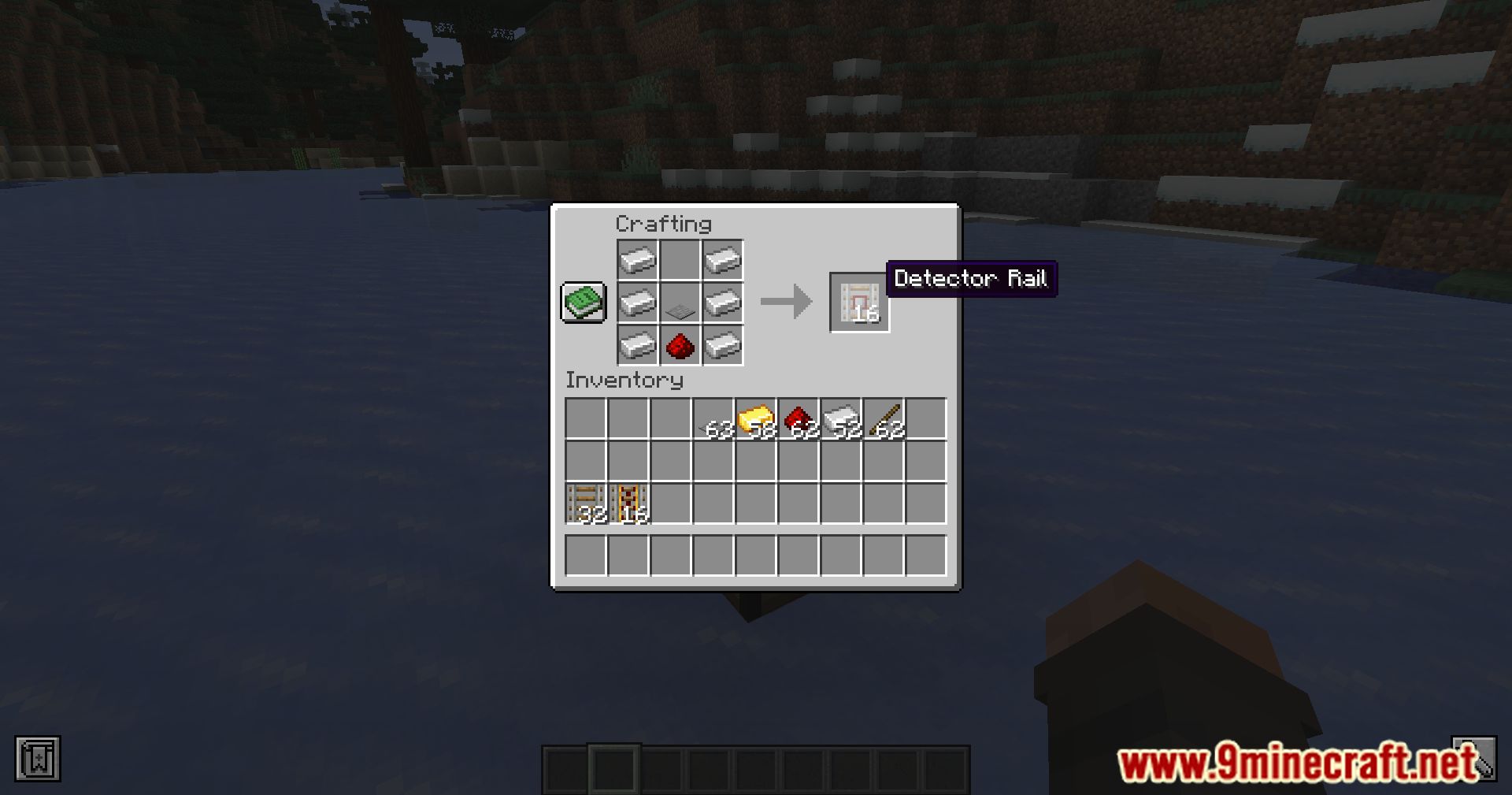 Increased Rails Recipe Output Mod (1.21.1, 1.20.1) - Efficient Rail Crafting 8