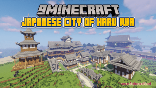 Japanese City of Haru Iwa Map (1.21.1, 1.20.1) – Edo Period Thumbnail