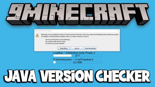 Java Version Checker Mod (1.11.2, 1.10.2) – Showing Outdated Version of Java Thumbnail