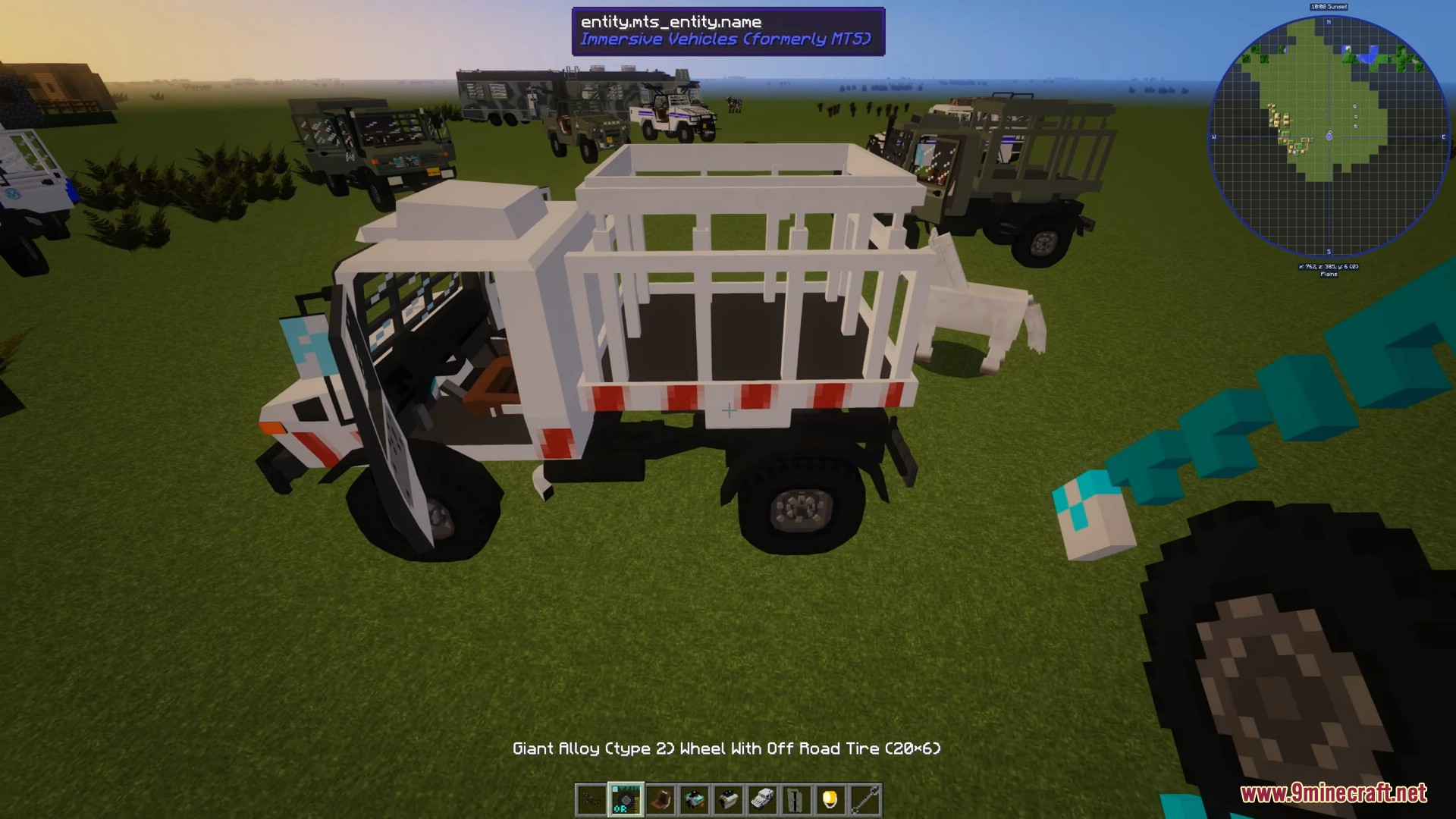 Jurassic Park Vehicles Pack Mod (1.12.2) - A Lost World Vehicles 12