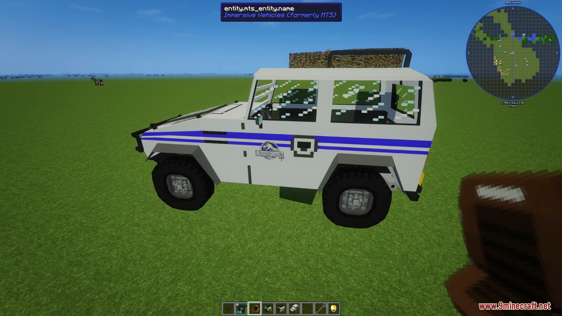 Jurassic Park Vehicles Pack Mod (1.12.2) - A Lost World Vehicles 9