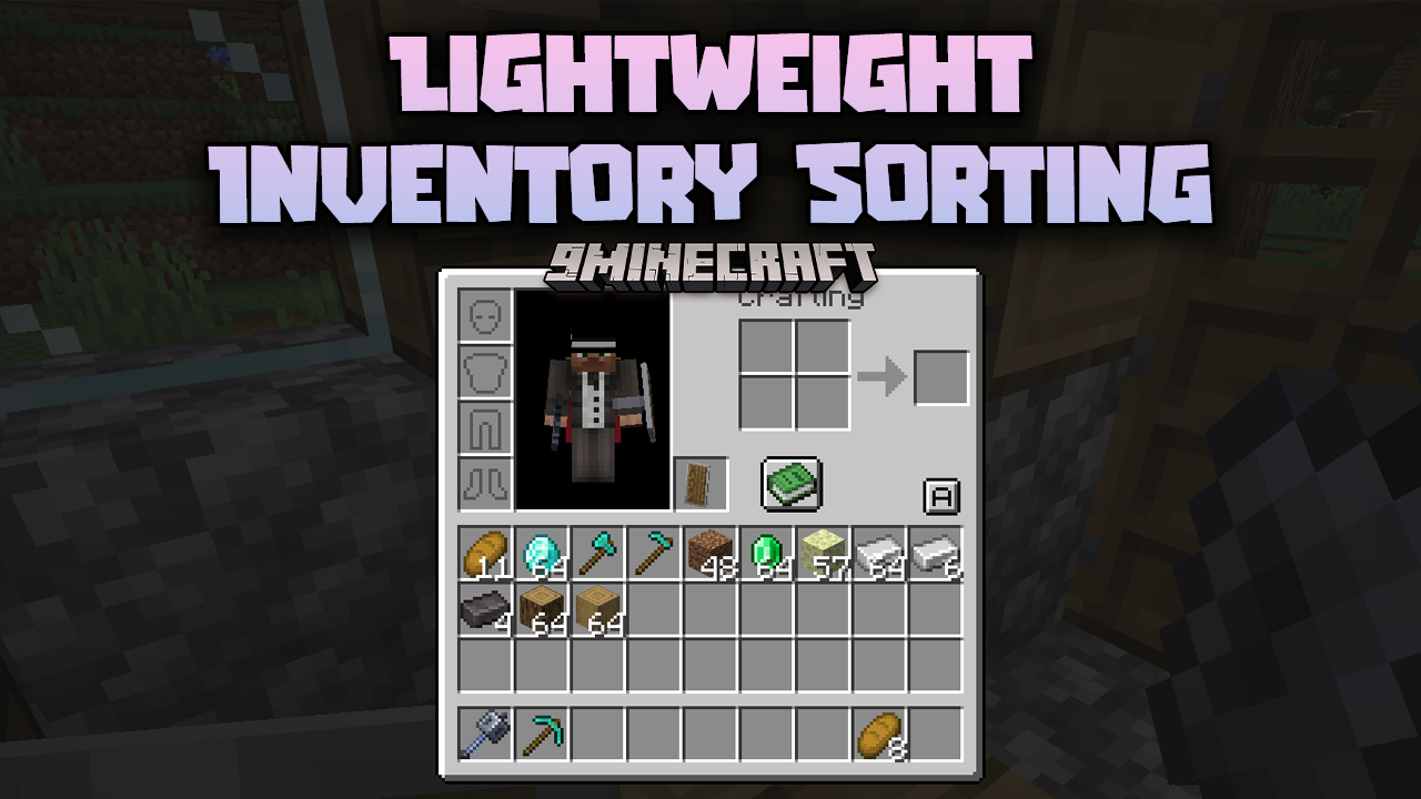 Lightweight Inventory Sorting Mod (1.21.1, 1.20.6) - Keep Your Inventory Tidy 1