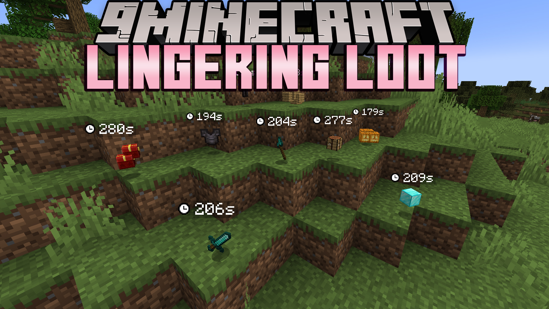 Lingering Loot Mod (1.12.2, 1.7.10) - Custom Dropped Item Despawn Times 1