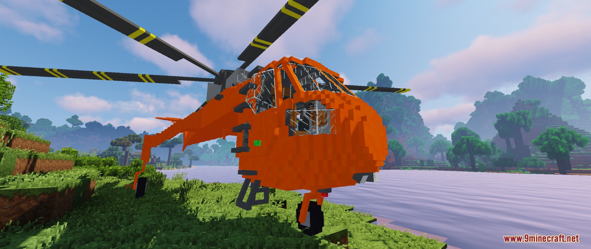 Liquid's Vehicle Pack Mod (1.12.2) - Helicopter, Batmobile, Skycrane, Kei Truck 14