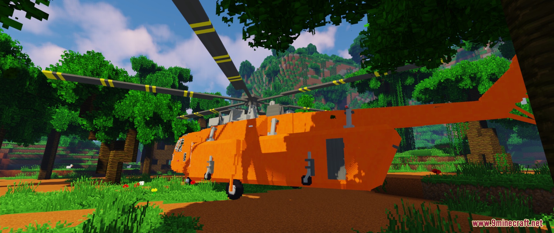 Liquid's Vehicle Pack Mod (1.12.2) - Helicopter, Batmobile, Skycrane, Kei Truck 22