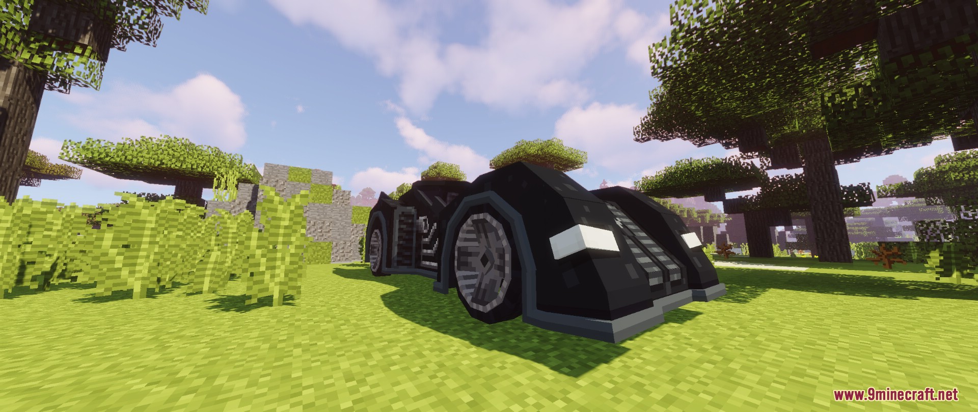 Liquid's Vehicle Pack Mod (1.12.2) - Helicopter, Batmobile, Skycrane, Kei Truck 9