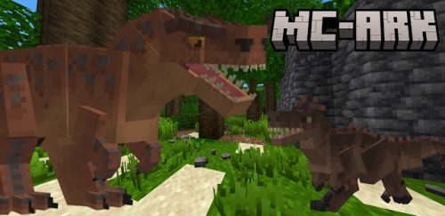 MC ARK Addon (1.21) – MCPE/Bedrock Mod Thumbnail