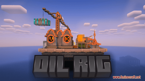 Minecraft Oil Rig Map (1.21.1, 1.20.1) – Industrial Engineering Recreation Thumbnail