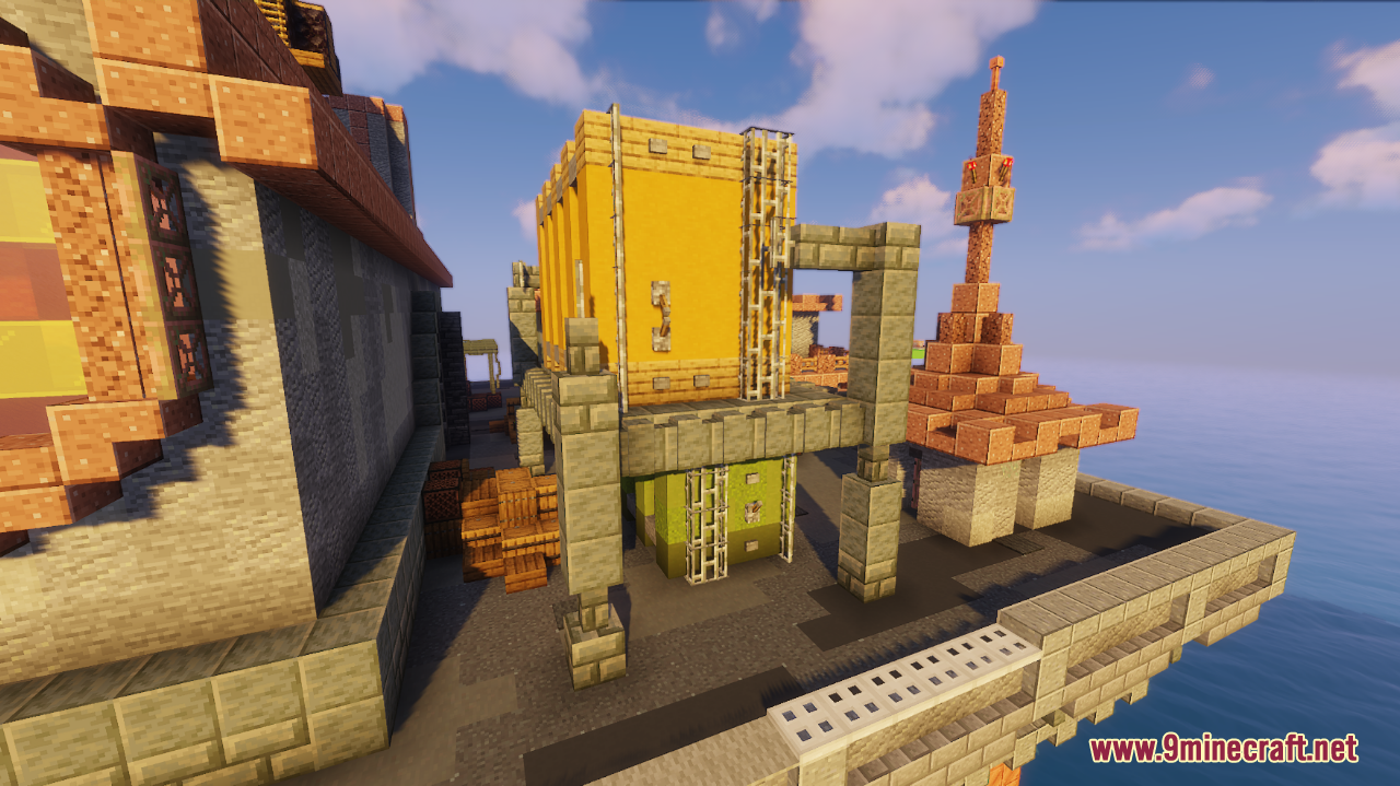 Minecraft Oil Rig Map (1.21.1, 1.20.1) - Industrial Engineering Recreation 6