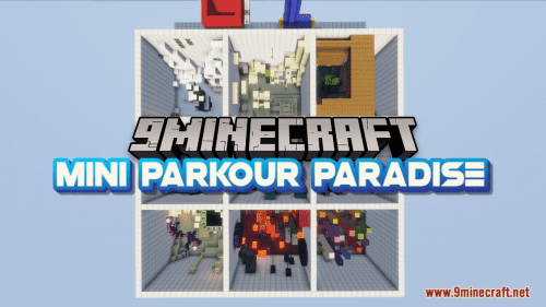 Mini Parkour Paradise Map (1.21.1, 1.20.1) – 9-Level Challenge Thumbnail