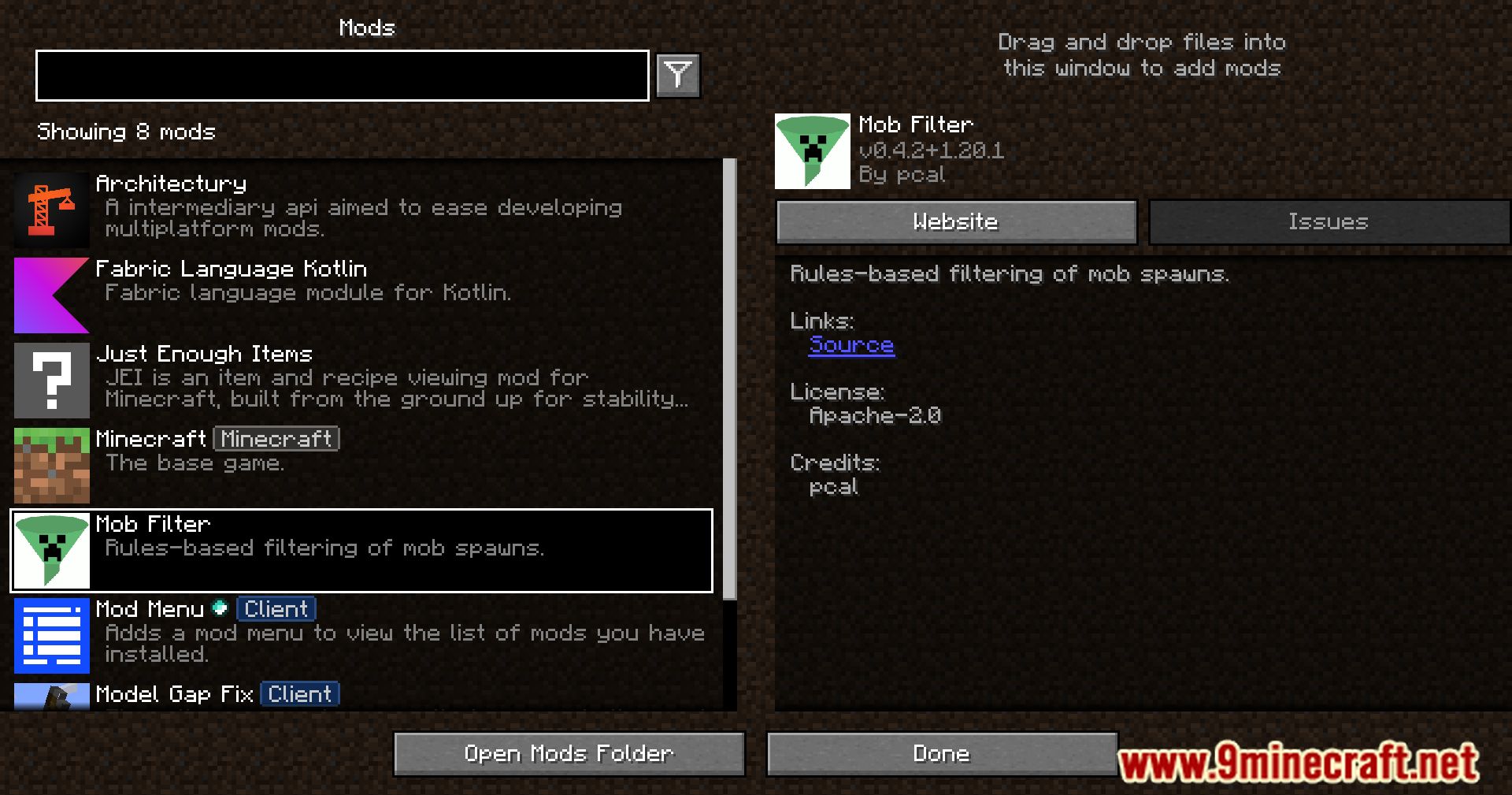 Mob Filter Mod (1.21.1, 1.20.1) - Managing Mob Populations 2