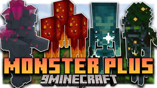 Monster Plus Mod (1.21.1, 1.20.1) – Adversaries Onward Thumbnail