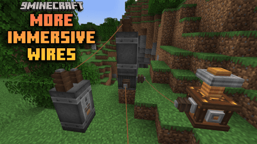 More Immersive Wires Mod (1.20.4, 1.20.1) – Immersive Engineering Expands Thumbnail