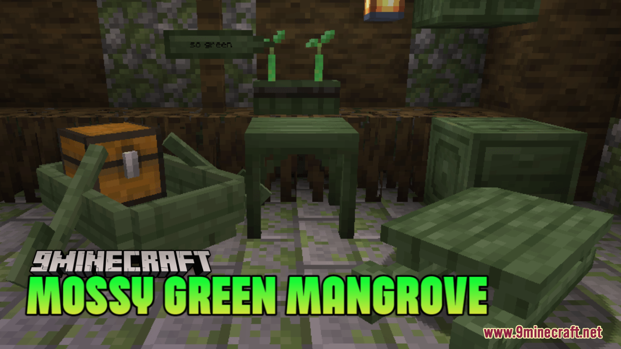 Mossy Green Mangrove Resource Pack (1.21.1, 1.20.1) - Texture Pack 1