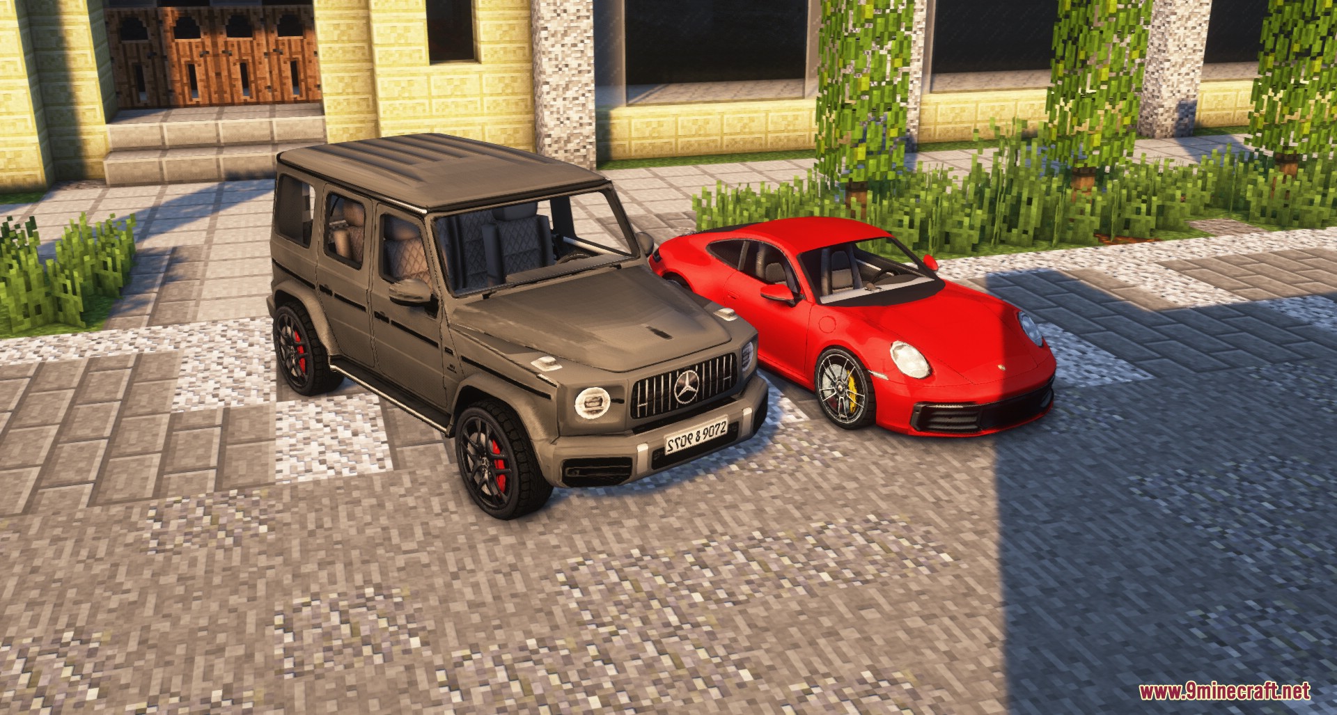 New Cars Pack Mod (1.16.5, 1.12.2) – BMW, Audi, Porsche, Lamborghini, Maseratti 5