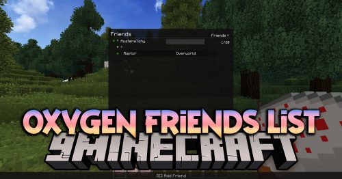 Oxygen Friends List Mod (1.12.2) – Friends List and Ignored Players List Thumbnail