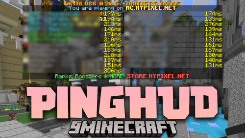 PingHUD Mod (1.21.1, 1.20.1) – Accurate Ping Monitoring Thumbnail