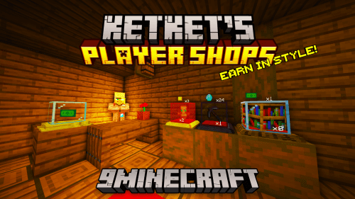 Player Shops Data Pack (1.21.1, 1.20.1) – Create A Bustling Marketplace Thumbnail