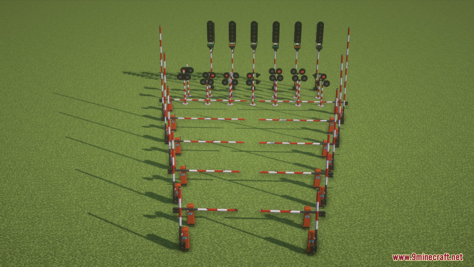 Miszko's Polish Trackside Decor Pack Mod (1.12.2) - Crossing Signals, Gates 9