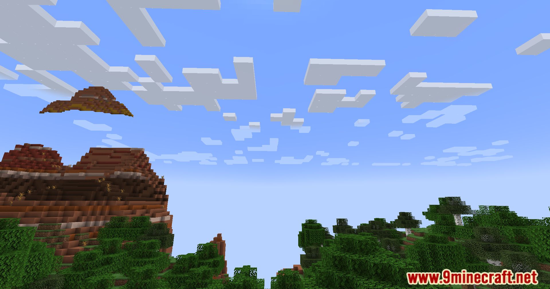 Raised Clouds Mod (1.21.1, 1.20.1) - Customizing Sky View 3