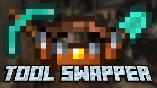 Red Tool Swapper Addon (1.21) – MCPE/Bedrock Mod Thumbnail