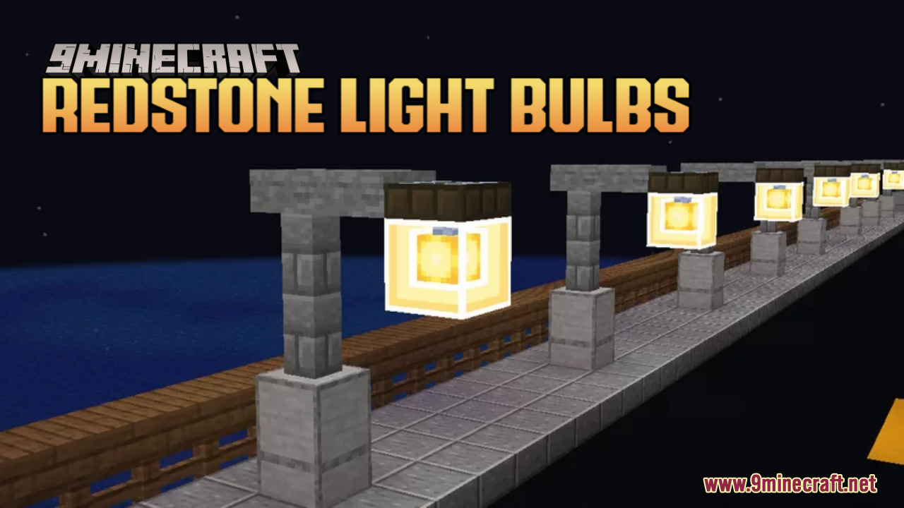 Redstone Light Bulbs Resource Pack (1.21.1, 1.20.1) - Texture Pack 1