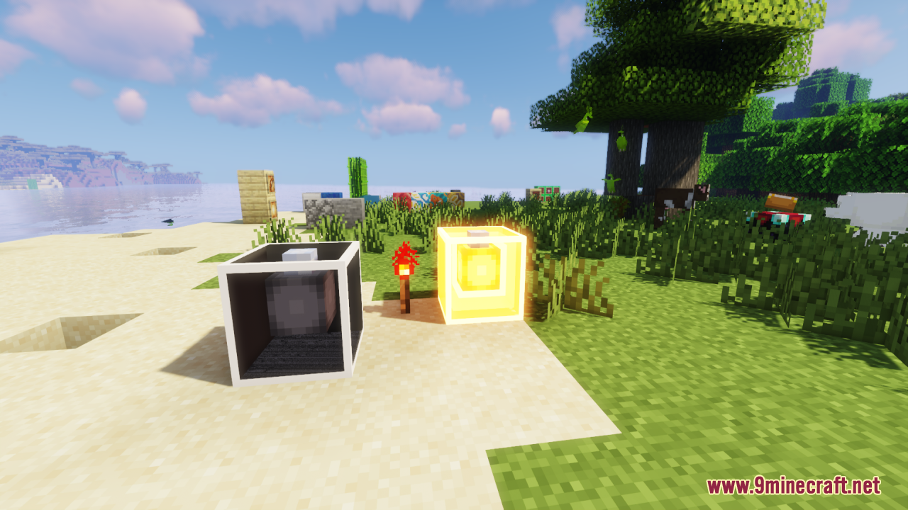 Redstone Light Bulbs Resource Pack (1.21.1, 1.20.1) - Texture Pack 3