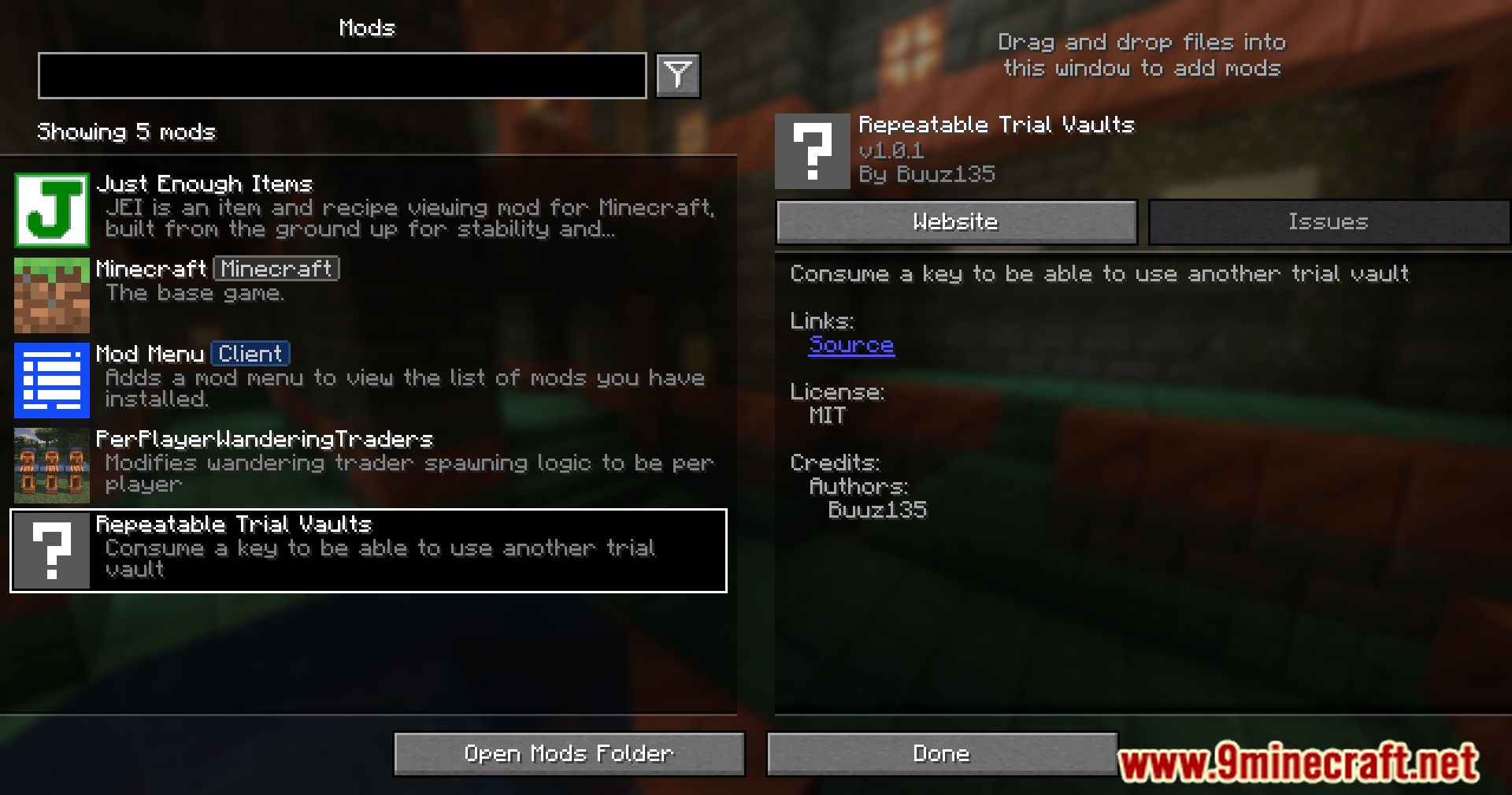 Repeatable Trial Vaults Mod (1.21.1, 1.21) - Increasing Loot Opportunities In Minecraft 2