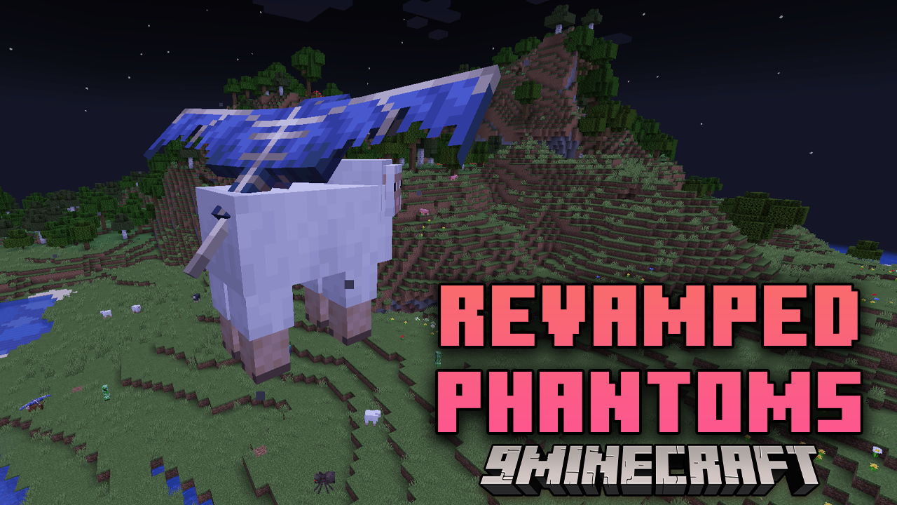 Revamped Phantoms Mod (1.21.1, 1.20.6) - Transform Your Nighttime Foes 1