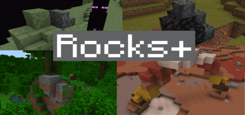 Rocks+ Addon (1.21) – MCPE/Bedrock Mod Thumbnail