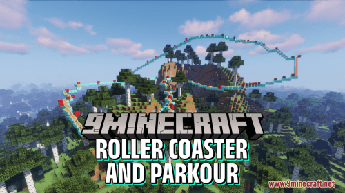 Roller Coaster and Parkour Map (1.21.1, 1.20.2) – Thrilling Combination Thumbnail