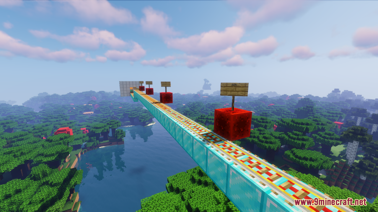 Roller Coaster and Parkour Map (1.21.1, 1.20.2) - Thrilling Combination 11