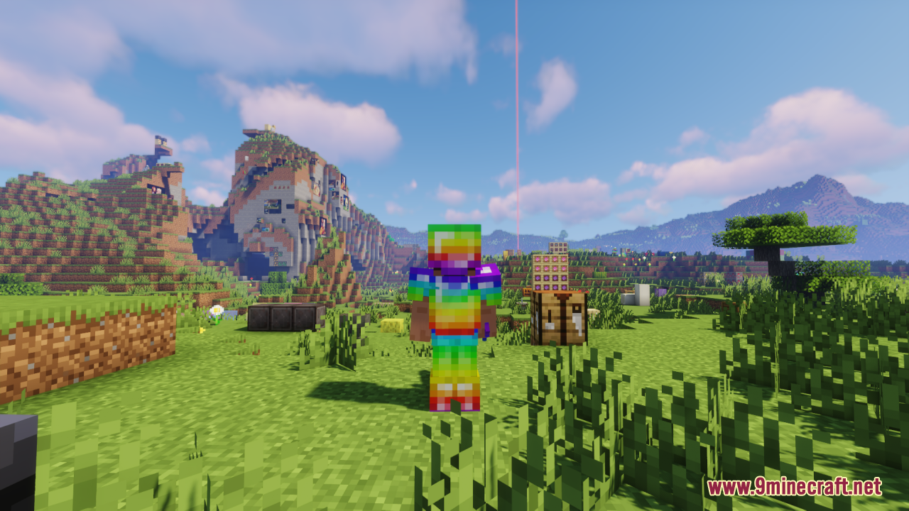 Sarah's Rainbow Diamonds Resource Pack (1.21.1, 1.20.1) - Texture Pack 6