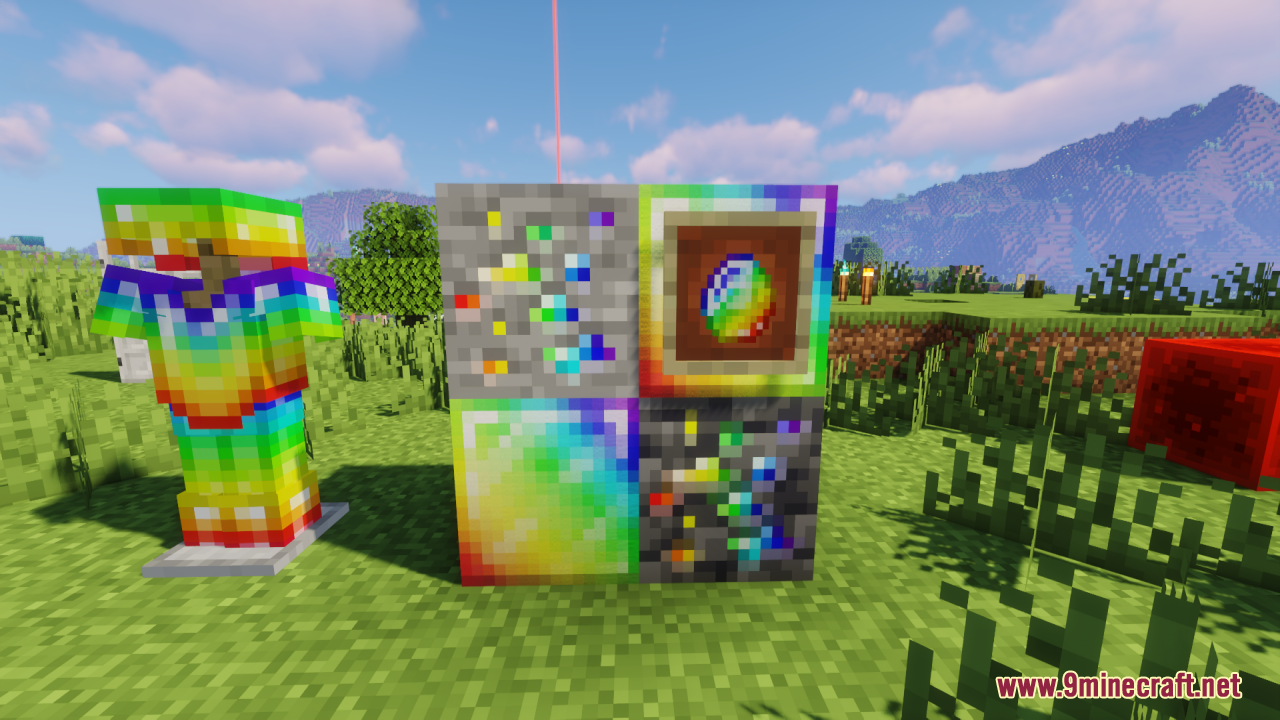 Sarah's Rainbow Diamonds Resource Pack (1.21.1, 1.20.1) - Texture Pack 10