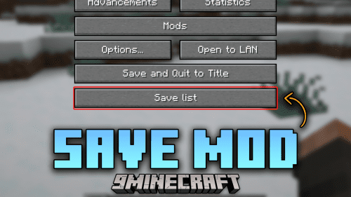 Save Mod (1.21.1, 1.20.1) – Save And Load With Ease Thumbnail