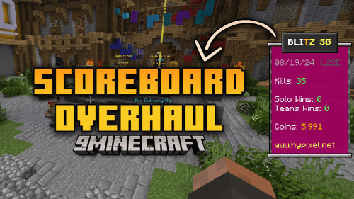 Scoreboard Overhaul Mod (1.21.1, 1.20.1) – A Fresh Look For Your Sidebar Thumbnail