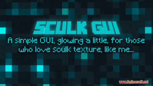 Sculk GUI Resource Pack (1.21.1, 1.20.1) – Texture Pack Thumbnail