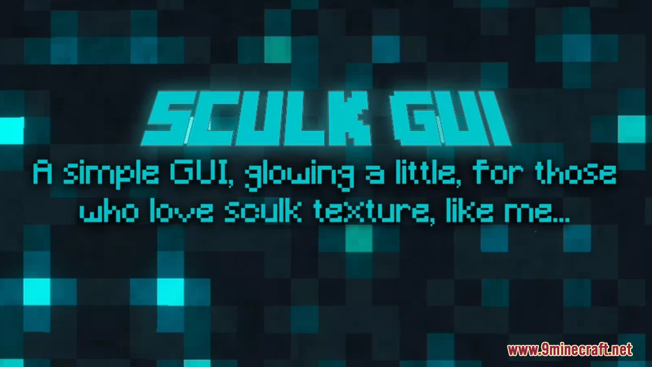 Sculk GUI Resource Pack (1.21.1, 1.20.1) - Texture Pack 1