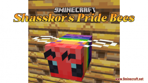 Shasskor’s Pride Bees Resource Pack (1.21.1, 1.20.1) – Texture Pack Thumbnail