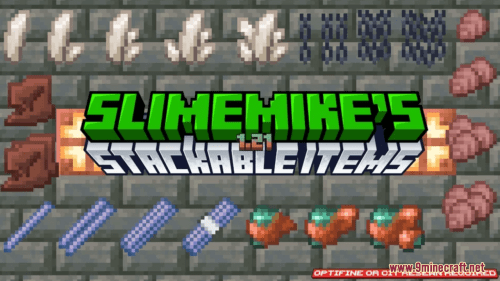 Slimemike’s Stackable Items Resource Pack (1.21.1, 1.20.1) – Texture Pack Thumbnail