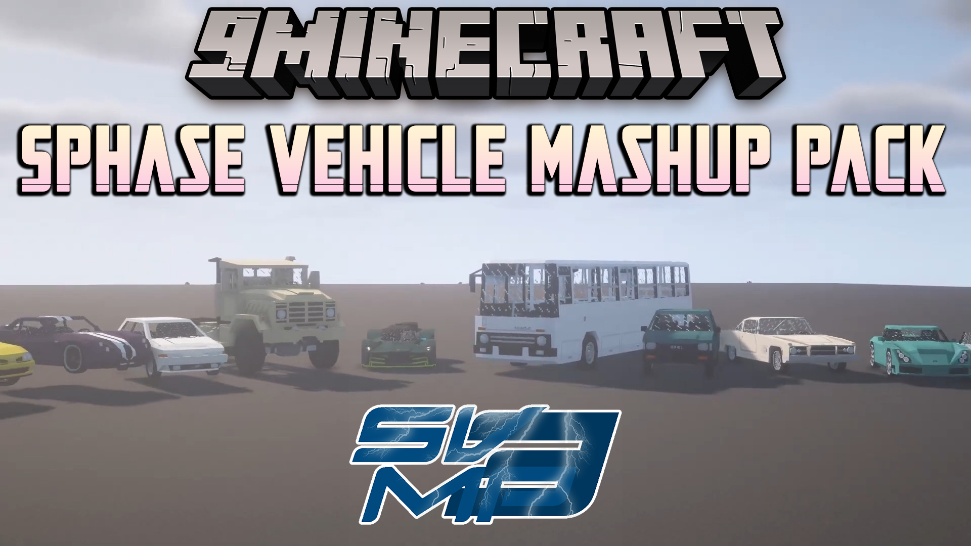 Sphase Vehicle Mashup Pack Mod (1.16.5, 1.12.2) - Cool Sports Cars 1