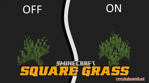 Square Grass Resource Pack (1.21.1, 1.20.1) – Texture Pack Thumbnail