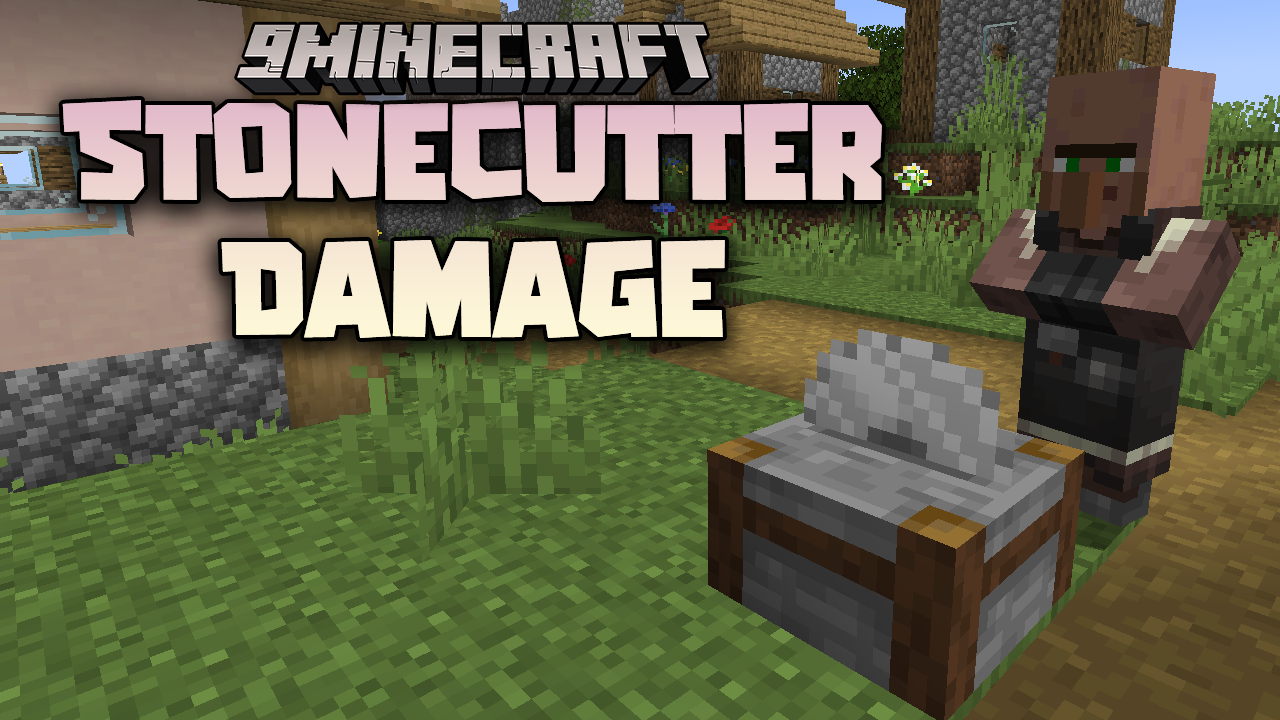 Stonecutter Damage Mod (1.21.1, 1.20.1) - Make Stonecutters Dangerous 1